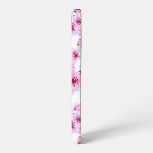 Kirschblütenmuster Samsung Galaxy Hülle (Linke Seite)