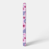 Kirschblütenmuster Samsung Galaxy Hülle (Linke Seite)