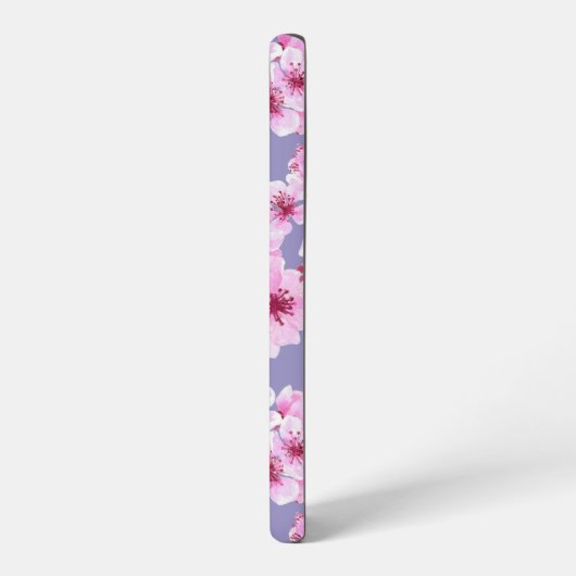 Kirschblütenmuster Samsung Galaxy Hülle (Linke Seite)