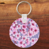 Kirschblütenmuster Schlüsselanhänger (Vorderseite)