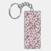 Kirschblütenmuster Schlüsselanhänger (Vorderseite links)