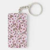 Kirschblütenmuster Schlüsselanhänger (Rückseite)