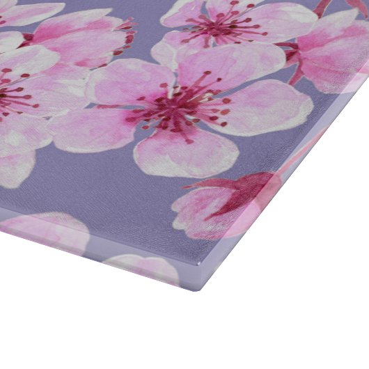 Kirschblütenmuster Schneidebrett (Ecke)
