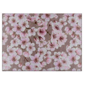 Kirschblütenmuster Schneidebrett (Vorderseite)
