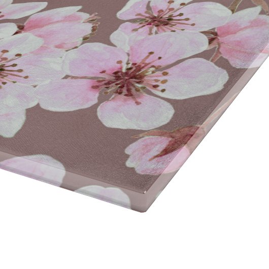 Kirschblütenmuster Schneidebrett (Ecke)