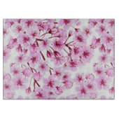 Kirschblütenmuster Schneidebrett (Vorderseite)