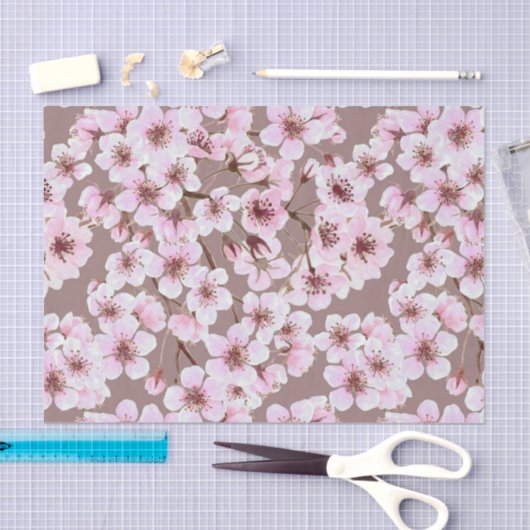 Kirschblütenmuster Seidenpapier (Handwerk)