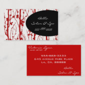 Kirschblütenrot Visitenkarte (Vorne/Hinten)