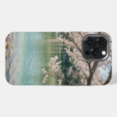 Kirschblütensee iPhone Hülle (Rückseite (Horizontal))