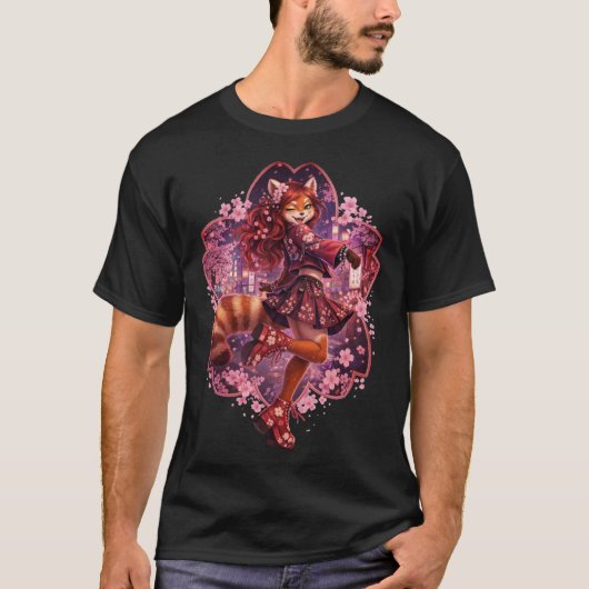 Kirschblütenstraßen T-Shirt (Vorderseite)