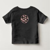 Kirschblütensymbol, Minimalismus, Rosa Kleinkind T-shirt (Rückseite)