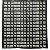 Kirschblütenviertel Duschvorhang (Vorderseite)