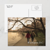 Kirschblütenwanderung Postkarte (Vorne/Hinten)