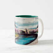 Kirschblütenweg, nj. zweifarbige tasse (VorderseiteRechts)