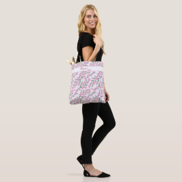 Kirschblütenzweig, mädchenhaftes rosa Design Tasche