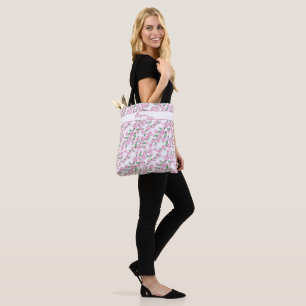 Kirschblütenzweig, Mädchenhaftes rosa Design Tasche