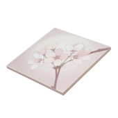 Kirschblütenzweig Soft Minimalist Japanisch Fliese (Seite)