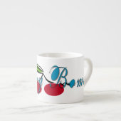 Kirschbombe Espressotasse (Vorderseite Rechts)