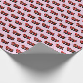 Kirschbombe Geschenkpapier (Ecke)