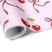 Kirschbombe Geschenkpapier (Rolleneckpunkt)