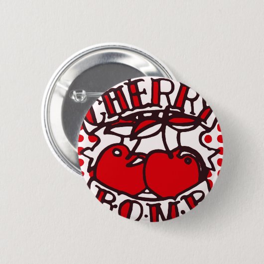 Kirschbombenentwurf Button (Vorne & Hinten)