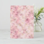 Kirschbrlossom Floral Baby Dusche Einladung (Stehend Vorderseite)