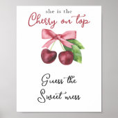 Kirschbugbaby Dusche Raten Sie das süße Chaos Poster (Vorne)