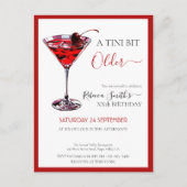 Kirschcocktail Ein bisschen älter, preisgünstiger Postkarte (Vorderseite)