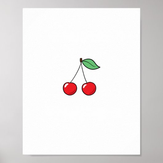 Kirschdesign, Kirschthema Poster (Vorne)