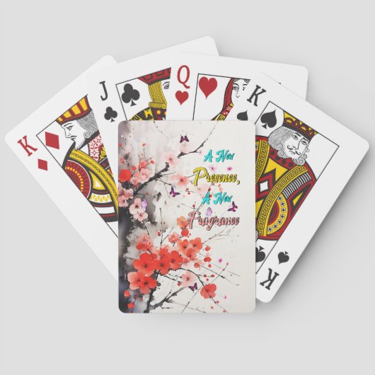 Kirschduft Sakura Spielkarten (Rückseite)