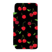 Kirsche 2 incipio iPhone Geldbeutel-Hülle (Folio Vorderseite)