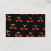 Kirsche 2 visitenkarte (Rückseite)