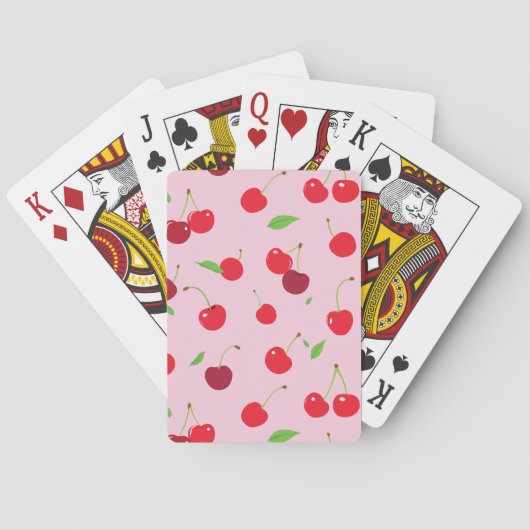 Kirsche 3 spielkarten (Rückseite)