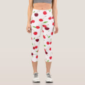 Kirsche 4 capri leggings (Vorderseite)