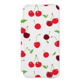 Kirsche 4 incipio iPhone Geldbeutel-Hülle (Folio Vorderseite)