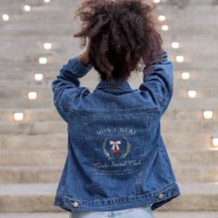 Kirsche auf dem Gipfel   Junggesellinnen Abschied  Jeansjacke