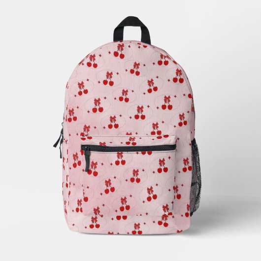 Kirsche Bedruckter Rucksack (Vorderseite)