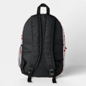 Kirsche Bedruckter Rucksack (Rückseite)