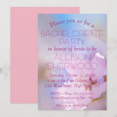 Kirsche blüht Himmlischer Junggeselinnen-Abschied Einladung (Vorne/Hinten)