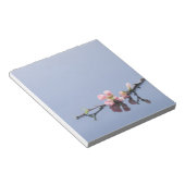 Kirsche blüht im Wasser Notizblock (angewinkelt)