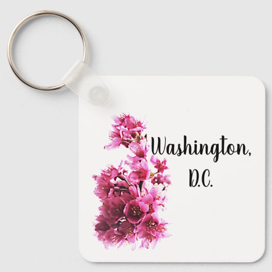 Kirsche blüht in Washington, D.C. Schlüsselanhänger (Vorderseite)