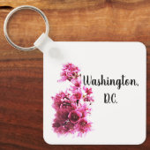 Kirsche blüht in Washington, D.C. Schlüsselanhänger (Vorderseite)