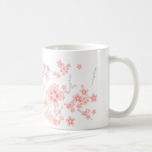 Kirsche-Blüten Kaffeetasse (Rechts)