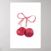 Kirsche & Bogen Wandkunst – 16x24 Poster, Kinderzi Poster (Vorne)