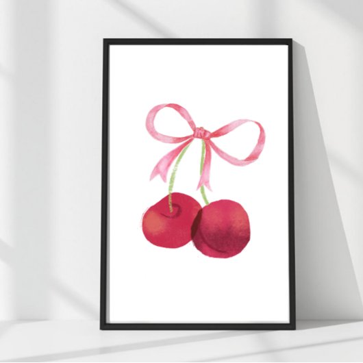 Kirsche & Bogen Wandkunst – 16x24 Poster, Kinderzi Poster