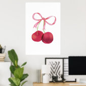 Kirsche & Bogen Wandkunst – 24x36 Poster, Kinderzi Poster (Heimbüro)