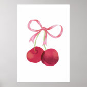 Kirsche & Bogen Wandkunst – 24x36 Poster, Kinderzi Poster (Vorne)