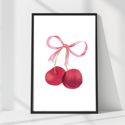Kirsche & Bogen Wandkunst – 24x36 Poster, Kinderzi Poster