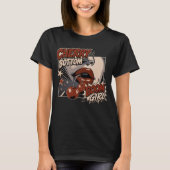 Kirsche Bottom Girl – Retro-Comic-Kirsche T-Shirt (Vorderseite)
