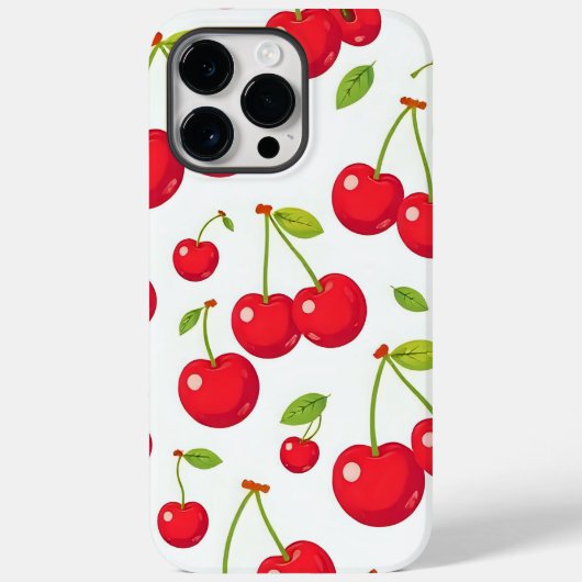 Kirsche Case-Mate iPhone hülle (Rückseite)